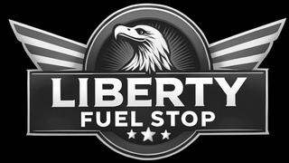 LIBERTY FUEL STOP logo