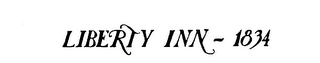 LIBERTY INN - 1834 logo