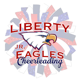 LIBERTY JR. EAGLES CHEERLEADING logo