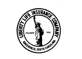 LIBERTY LIFE INSURANCE COMPANY GREENVILLE, SOUTH CAROLINA FOUNDED 1905 logo