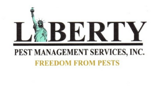 LIBERTY PEST MANAGEMENT SERVICES, INC. FREEDOM FROM PESTS logo
