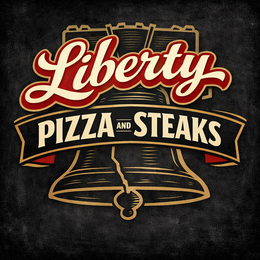 LIBERTY PIZZA AND STEAKS logo