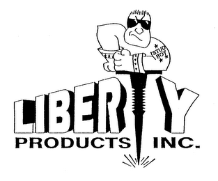 LIBERTY PRODUCTS INC. STUD BOY logo