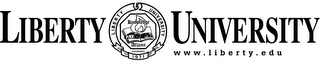 LIBERTY UNIVERSITY KNOWLEDGE A FLAME FOUNDED 1971 WWW.LIBERTY.EDU logo