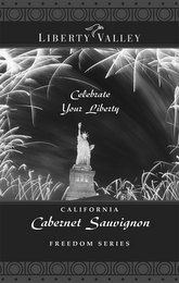 LIBERTY VALLEY CELEBRATE YOUR LIBERTY CALIFORNIA CABERNET SAUVIGNON FREEDOM SERIES logo