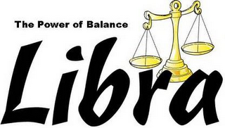LIBRA THE POWER OF BALANCE logo