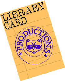 LIBRARY CARD PRODUCTIONS logo
