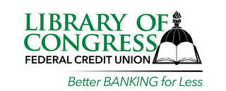 LIBRARY OF CONGRESS FEDERAL CREDIT UNION BETTER BANKING FOR LESS logo