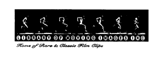 LIBRARY OF MOVING IMAGES INC HOME OF RARE & CLASSIC FILM CLIPS logo