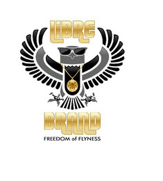 LIBRE BRAND FREEDOM OF FLYNESS logo
