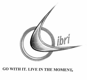 LIBRI GO WITH IT. LIVE IN THE MOMENT. logo
