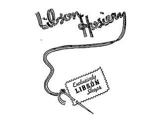LIBSON HOSIERY EXCLUSIVELY LIBSON SHOPS logo