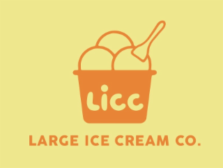 LICC LARGE ICE CREAM CO. logo