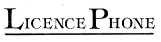LICENCE PHONE logo