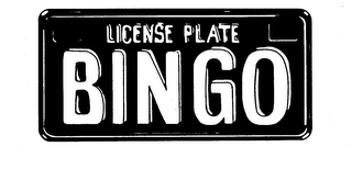 LICENCE PLATE BINGO logo