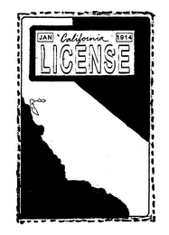 LICENSE JAN CALIFORNIA 1914 logo