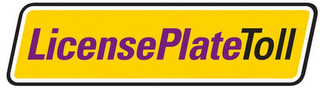 LICENSE PLATE TOLL logo