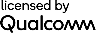 LICENSED BY QUALCOMM logo