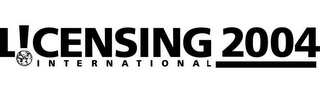 LICENSING 2004 INTERNATIONAL logo