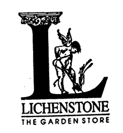 LICHENSTONE THE GARDEN STORE logo