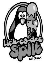 LICK-CA-DEE SPLIT ICE CREAM logo