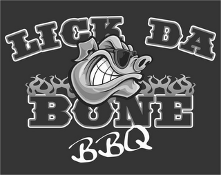 LICK DA BONE BBQ logo