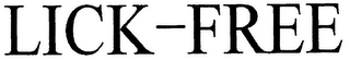 LICK-FREE logo