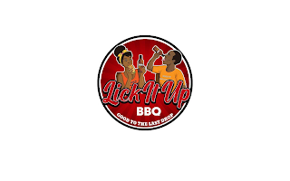 LICK IT UP BBQ GOOD TO THE LAST DROP logo