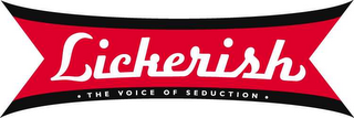 LICKERISH THE VOICE OF SEDUCTION logo