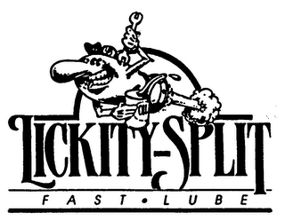 LICKITY-SPLIT FAST LUBE logo