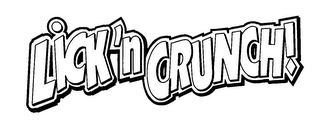 LICK'NCRUNCH! logo