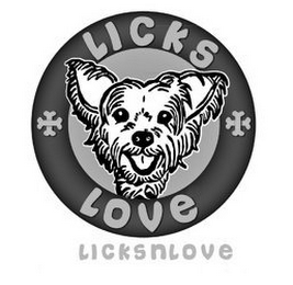 LICKS LOVE LICKS N LOVE logo