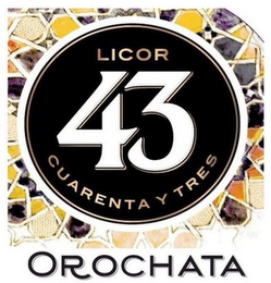 LICOR 43 CUARENTA Y TRES OROCHATA logo