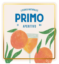 LICORES NATURALES PRIMO 01 MX APERITIVO logo