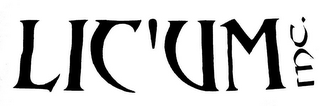 LIC'UM INC. logo