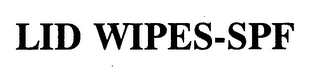 LID WIPES-SPF logo