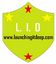 L.I.D WWW.LAUNCHINGITDEEP.COM logo