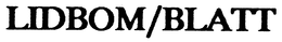 LIDBOM/BLATT logo
