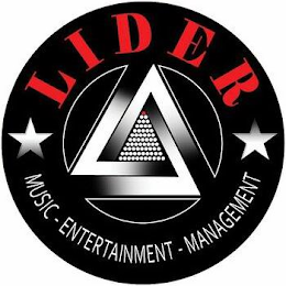 LIDER MUSIC-ENTERTAINMENT-MANAGEMENT logo