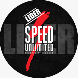LIDER SPEED UNLIMITED ENERGY DRINK logo