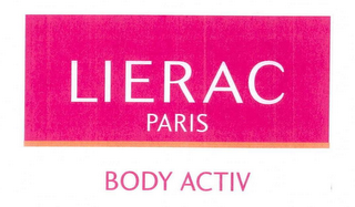 LIERAC PARIS BODY ACTIV logo
