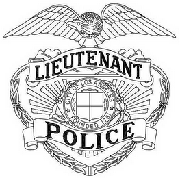 LIEUTENANT POLICE CITY OF LOS ANGELES FOUNDED 1781 logo
