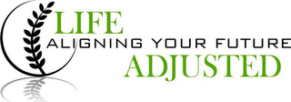 LIFE ADJUSTED - ALIGNING YOUR FUTURE logo