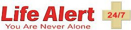 LIFE ALERT YOU ARE NEVER ALONE 24/7 logo