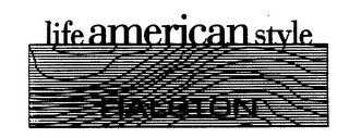 LIFE AMERICAN STYLE HALSTON logo