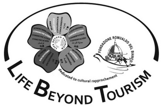 LIFE BEYOND TOURISM FONDAZIONE ROMUALDODEL BIANCO DEDICATED TO CULTURAL RAPPROCHEMENT logo