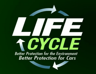 LIFE CYCLE BETTER PROTECTION FOR THE ENVIRONMENT BETTER PROTECTION FOR CARS
