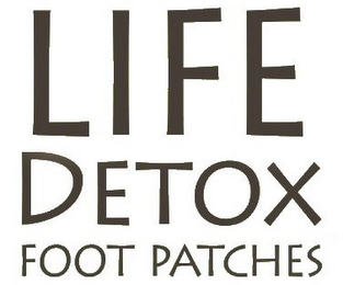 LIFE DETOX FOOT PATCHES logo