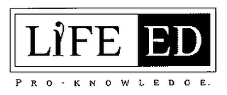 LIFE ED PRO-KNOWLEDGE. logo
