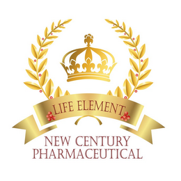LIFE ELEMENT NEW CENTURY PHARMACEUTICAL logo